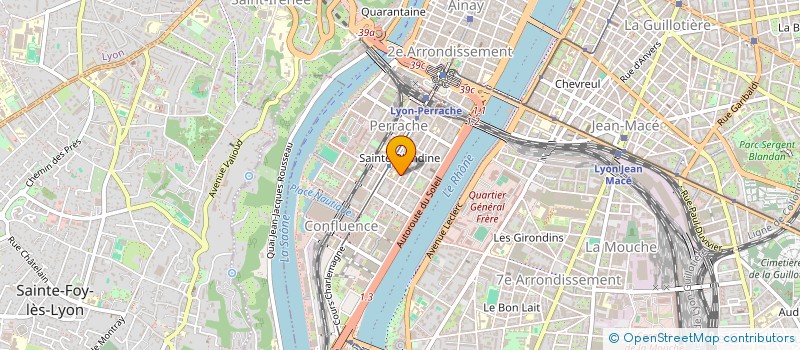 localisation de l'entreprise ASSOCIATION BENEVOLE POUR L'ENFANT  LYON