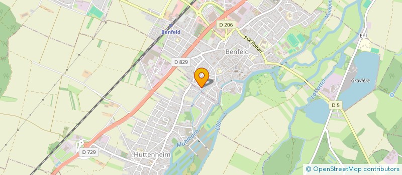 localisation de l'entreprise ASSOCIATION BENFELDTV  BENFELD