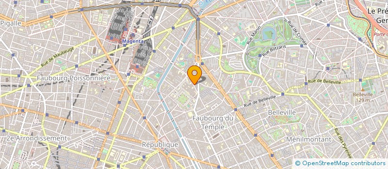 localisation de l'entreprise ASSOCIATION BENJAMIN POUR L'INTEGRATION D'ENFANTS EN SITUATION DE HANDICAP à PARIS