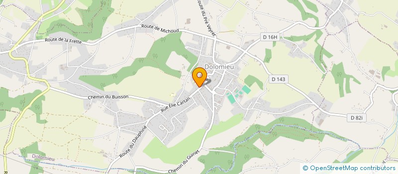 localisation de l'entreprise ASSOCIATION BEP 38  DOLOMIEU