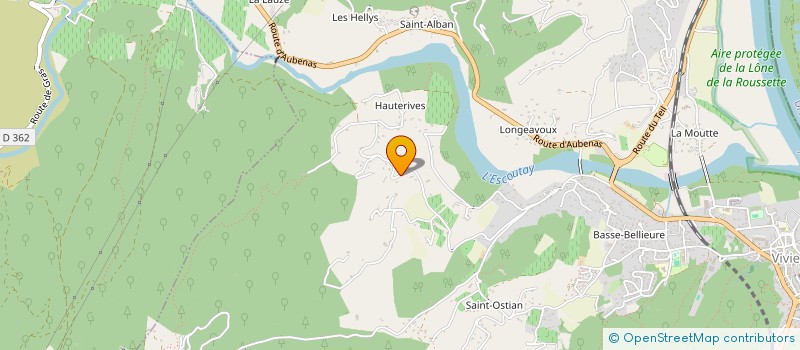 localisation de l'entreprise ASSOCIATION BERGAMASQUE  VIVIERS