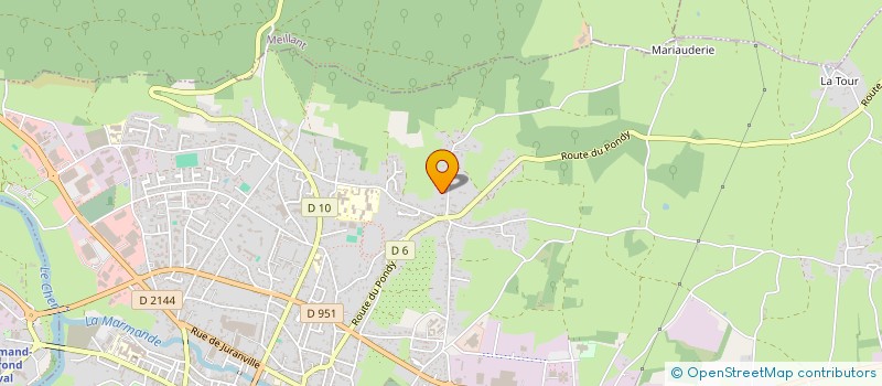 localisation de l'entreprise ASSOCIATION BERRUYERE D'OBSTETRIQUE  SAINT-AMAND-MONTROND