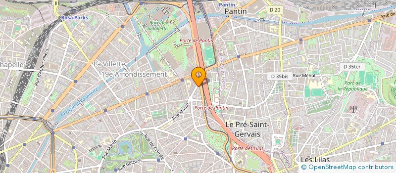 localisation de l'entreprise ASSOCIATION BEST ACTION  PARIS