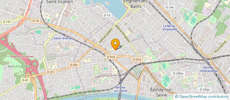 localisation de l'entreprise ASSOCIATION BETH HABAD D'EPINAY ET SA REGION  EPINAY-SUR-SEINE