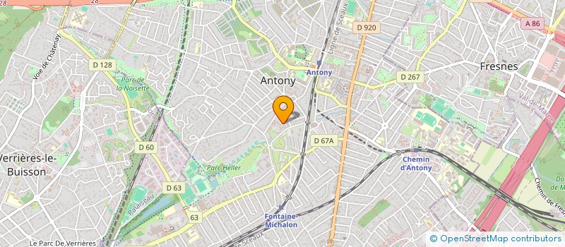 localisation de l'entreprise ASSOCIATION BETH LOUBAVITCH ANTONY à ANTONY