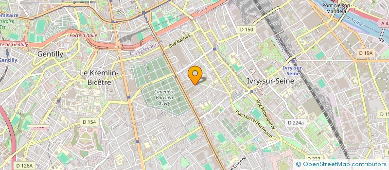 localisation de l'entreprise ASSOCIATION BETH LOUBAVITCH IVRY SUR SEINE  IVRY-SUR-SEINE