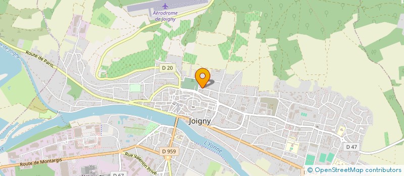 localisation de l'entreprise ASSOCIATION BETHESDA à JOIGNY