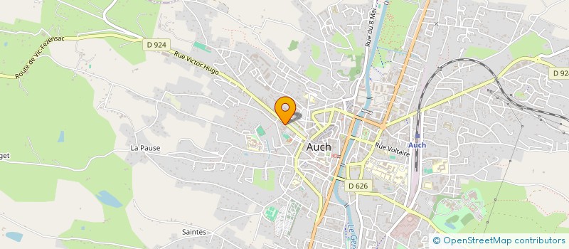 localisation de l'entreprise ASSOCIATION BETHLEEM D'AUCH  AUCH