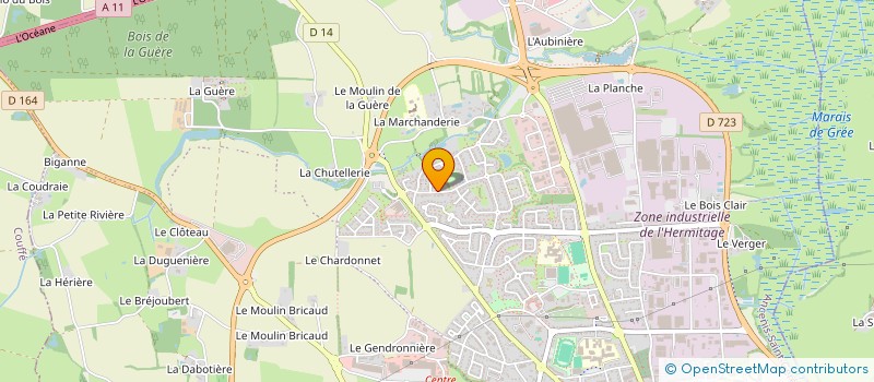 localisation de l'entreprise ASSOCIATION BG RACING  ANCENIS-SAINT-GEREON