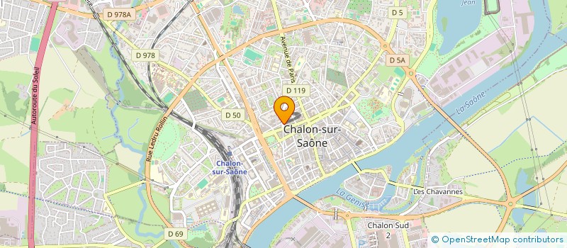 localisation de l'entreprise ASSOCIATION BHIKSHU INTERNATIONALE BOUDDHISTE EN FRANCE. GIAO HOI PHAT GIAO KHAT SI THE GIOI TAI PHAP.  CHALON-SUR-SAONE