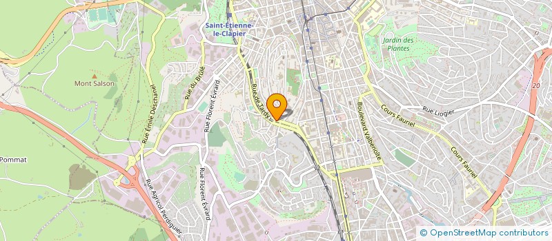 localisation de l'entreprise ASSOCIATION BIAGNE à SAINT-ETIENNE