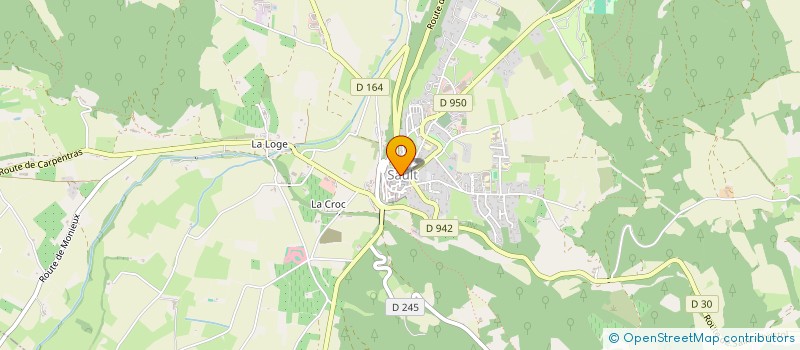 localisation de l'entreprise ASSOCIATION BIBLIO FIL  SAULT