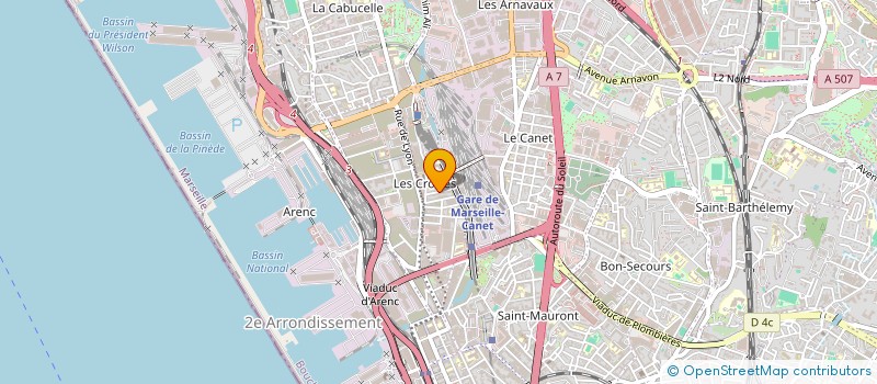 localisation de l'entreprise ASSOCIATION BICHIONI à MARSEILLE 15