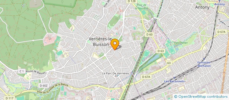 localisation de l'entreprise ASSOCIATION BICROSS CLUB DE VERRIERES LE BUISSON à VERRIERES-LE-BUISSON