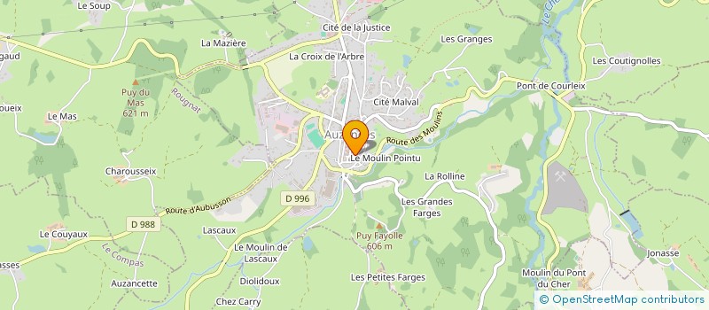 localisation de l'entreprise ASSOCIATION BIEN COMMUN  AUZANCES