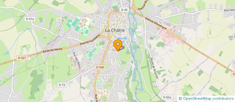localisation de l'entreprise ASSOCIATION BIEN ENTENDU ! à LA CHATRE