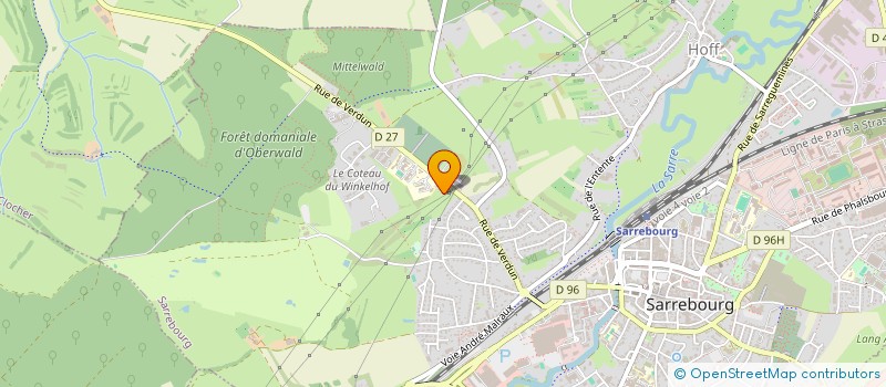 localisation de l'entreprise ASSOCIATION BIEN-ETRE ET PRESENCE  SARREBOURG