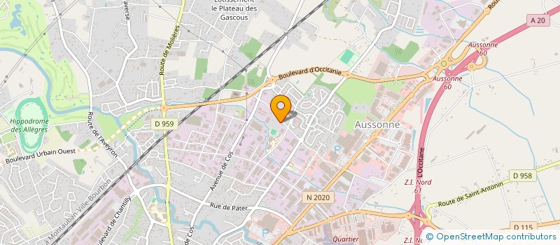 localisation de l'entreprise ASSOCIATION BIEN-ETRE MONTAUBAN  MONTAUBAN