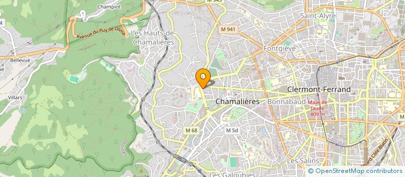 localisation de l'entreprise ASSOCIATION BIEN ETRE POUR TOUS à CHAMALIERES