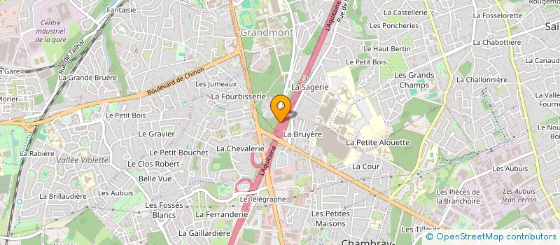 localisation de l'entreprise ASSOCIATION BIENTRAITANCEREF  TOURS