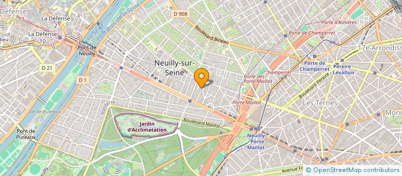 localisation de l'entreprise ASSOCIATION BIENVENU à NEUILLY-SUR-SEINE