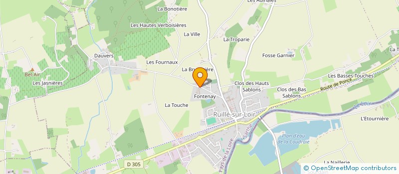 localisation de l'entreprise ASSOCIATION 'BIENVENUE POUR MIEUX VIVRE' à LOIR EN VALLEE