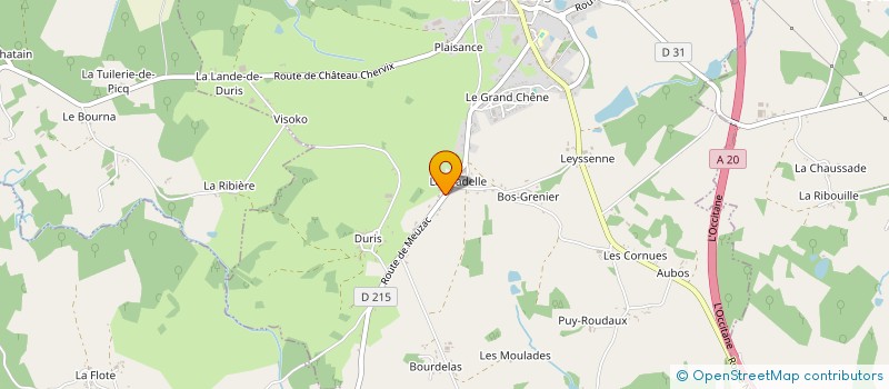 localisation de l'entreprise ASSOCIATION BIG BIJOU  MAGNAC-BOURG