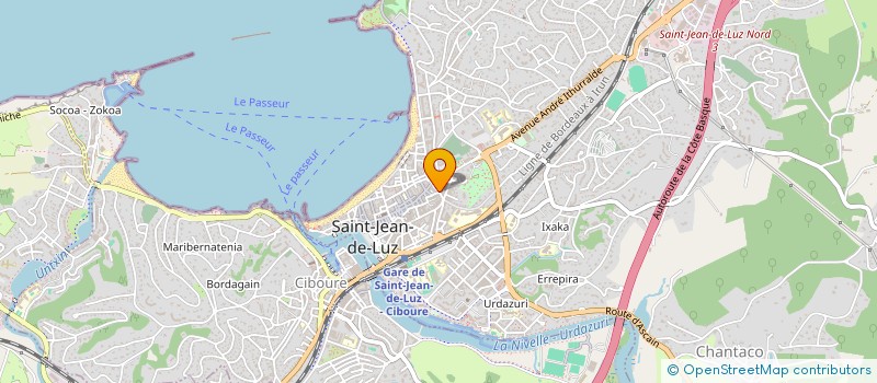 localisation de l'entreprise ASSOCIATION BIG FESTIVAL  SAINT-JEAN-DE-LUZ