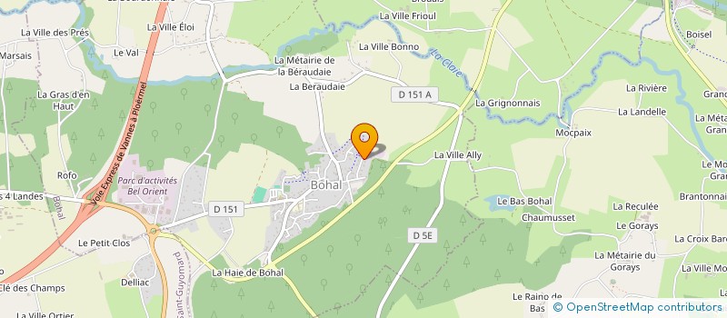 localisation de l'entreprise ASSOCIATION BILLARD DE PLOERMEL  BOHAL