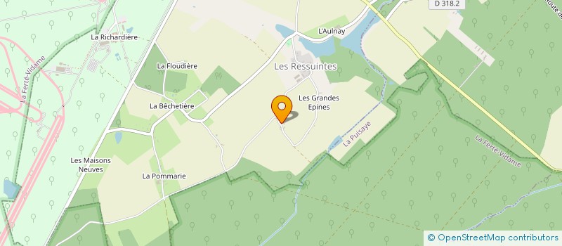 localisation de l'entreprise ASSOCIATION BILLARD FERTOIS POOL à LA FERTE-VIDAME