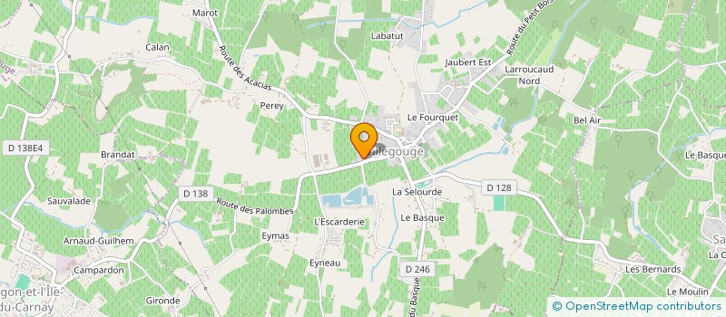 localisation de l'entreprise ASSOCIATION BILLARD FOOT NEWTEAM  VILLEGOUGE