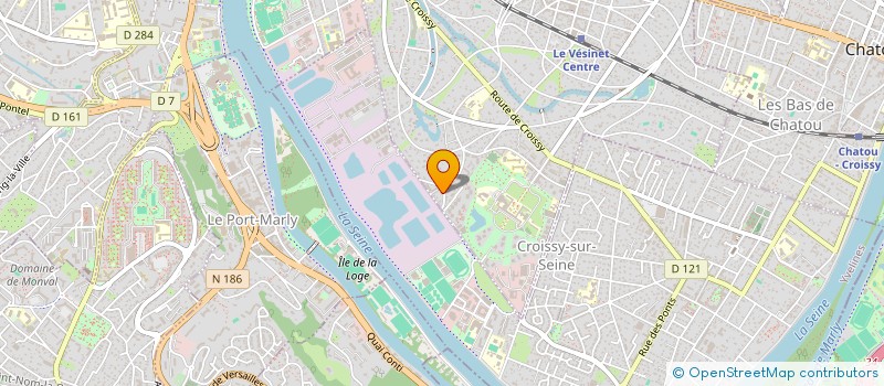 localisation de l'entreprise ASSOCIATION BINKAD  LE VESINET