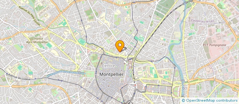 localisation de l'entreprise ASSOCIATION BIODANZA DANSE POUR LA VIE à MONTPELLIER