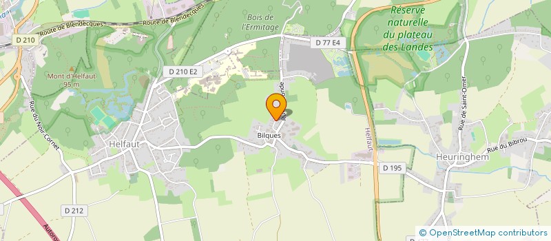 localisation de l'entreprise ASSOCIATION BIOLOCAL  HELFAUT