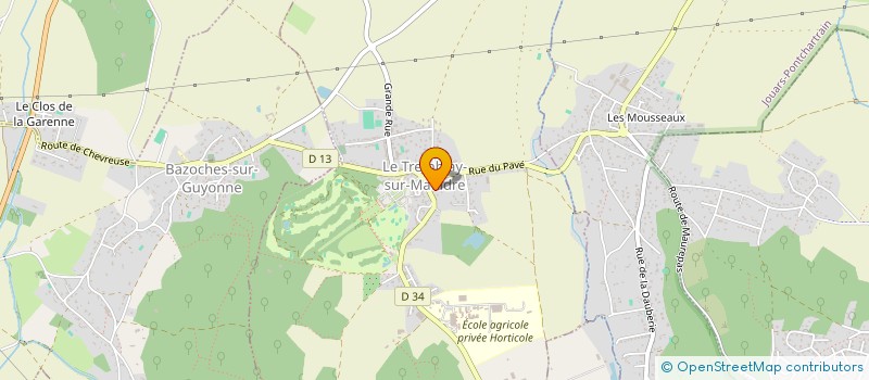 localisation de l'entreprise ASSOCIATION BIOMEDECINE ET PHARMACOTHERAPIE  LE TREMBLAY-SUR-MAULDRE