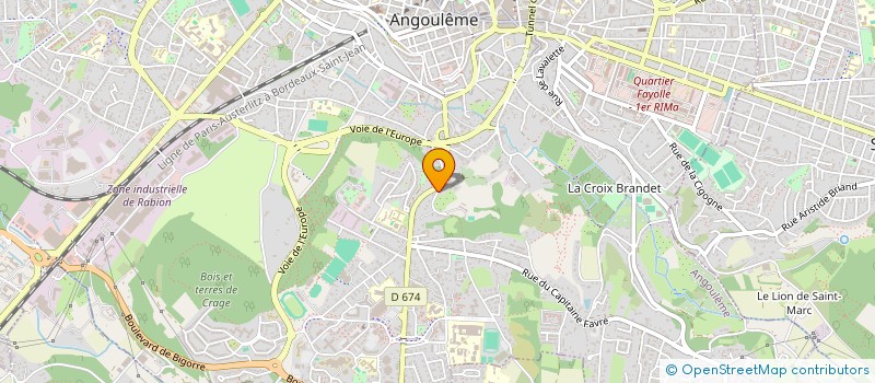 localisation de l'entreprise ASSOCIATION BISCOTO EDITIONS à ANGOULEME