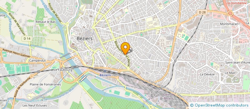 localisation de l'entreprise ASSOCIATION BITERROISE CICHLIDOPHILE à BEZIERS