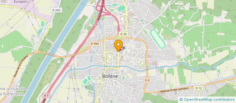 localisation de l'entreprise ASSOCIATION BLACK KORPS à BOLLENE