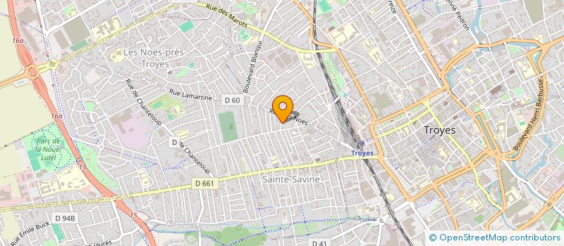 localisation de l'entreprise ASSOCIATION BLACK OUT  SAINTE-SAVINE