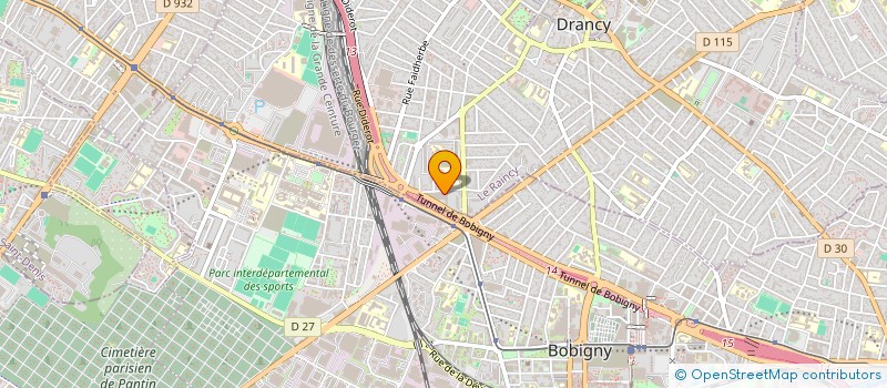 localisation de l'entreprise ASSOCIATION BLANC BEUR NOIR à DRANCY