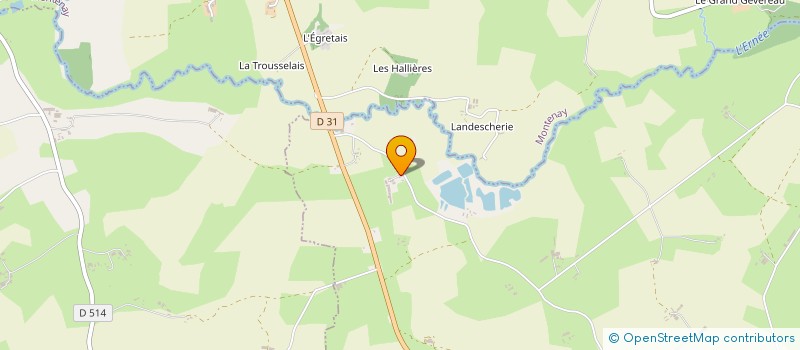 localisation de l'entreprise ASSOCIATION BLANCHE EPINE à CHAILLAND