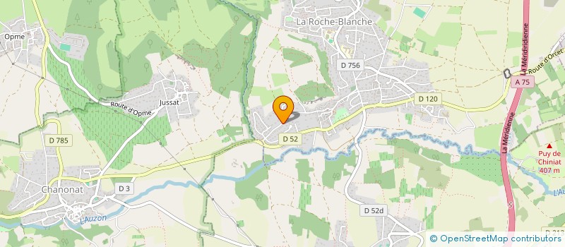 localisation de l'entreprise ASSOCIATION BLANCHE TERRE  LA ROCHE-BLANCHE