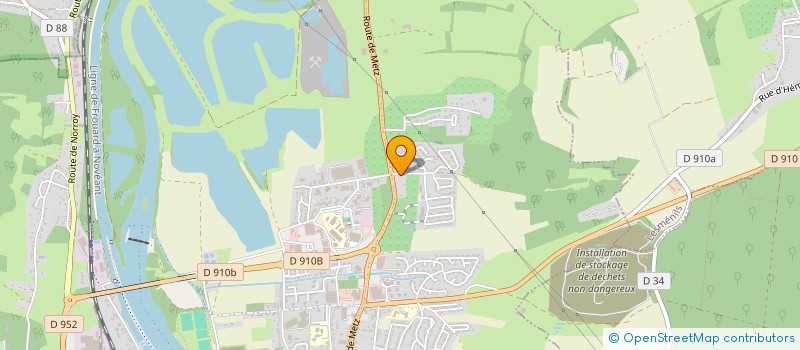 localisation de l'entreprise ASSOCIATION BLENOD ANIMATION LOISIRS  BLENOD-LES-PONT-A-MOUSSON