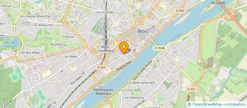 localisation de l'entreprise ASSOCIATION BLESOISE D'IMAGERIE MEDICALE POUR L'ENSEIGNEMENT SUPERIEUR  BLOIS