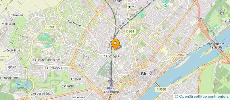 localisation de l'entreprise ASSOCIATION BLESOISE DE CAPOEIRA  BLOIS