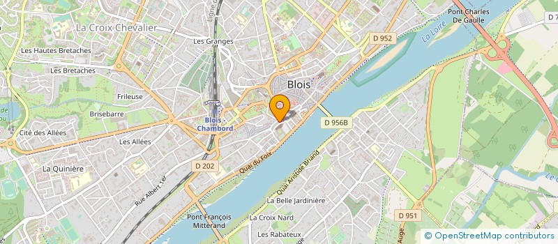 localisation de l'entreprise ASSOCIATION BLESOISE POUR LA CULTURE  BLOIS
