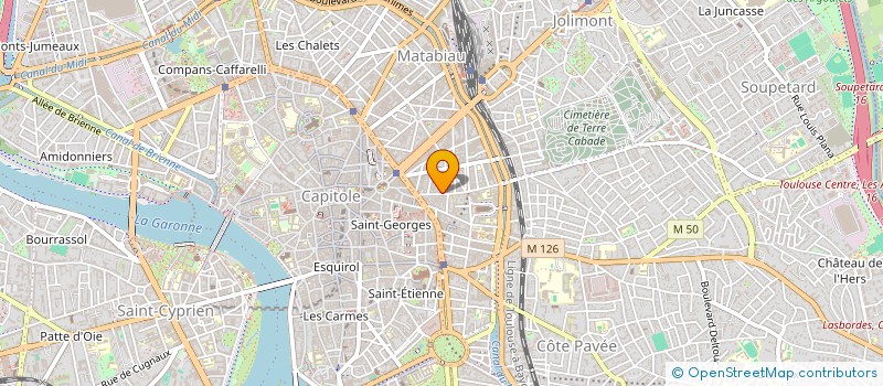 localisation de l'entreprise ASSOCIATION BLEU ALLIANCE  TOULOUSE