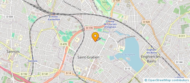 localisation de l'entreprise ASSOCIATION BLEU COBALT  SAINT-GRATIEN