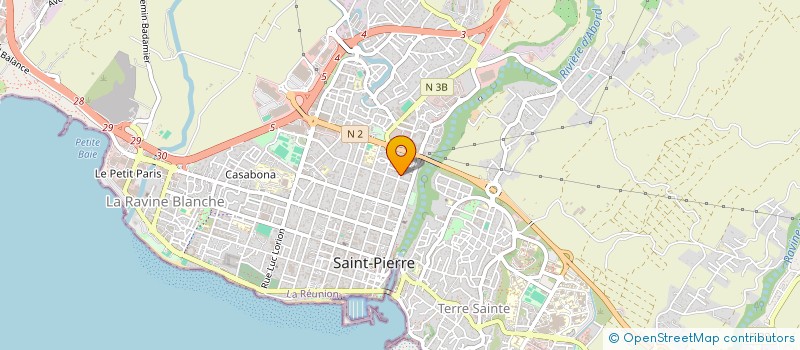 localisation de l'entreprise ASSOCIATION BLEU OCEAN à SAINT-PIERRE