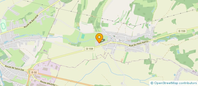 localisation de l'entreprise ASSOCIATION BLEUE CERISE  BRU